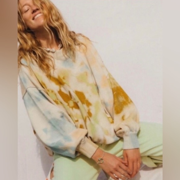 Cosmos Tie- Dye Pullover by Free People - Picture 2 of 8